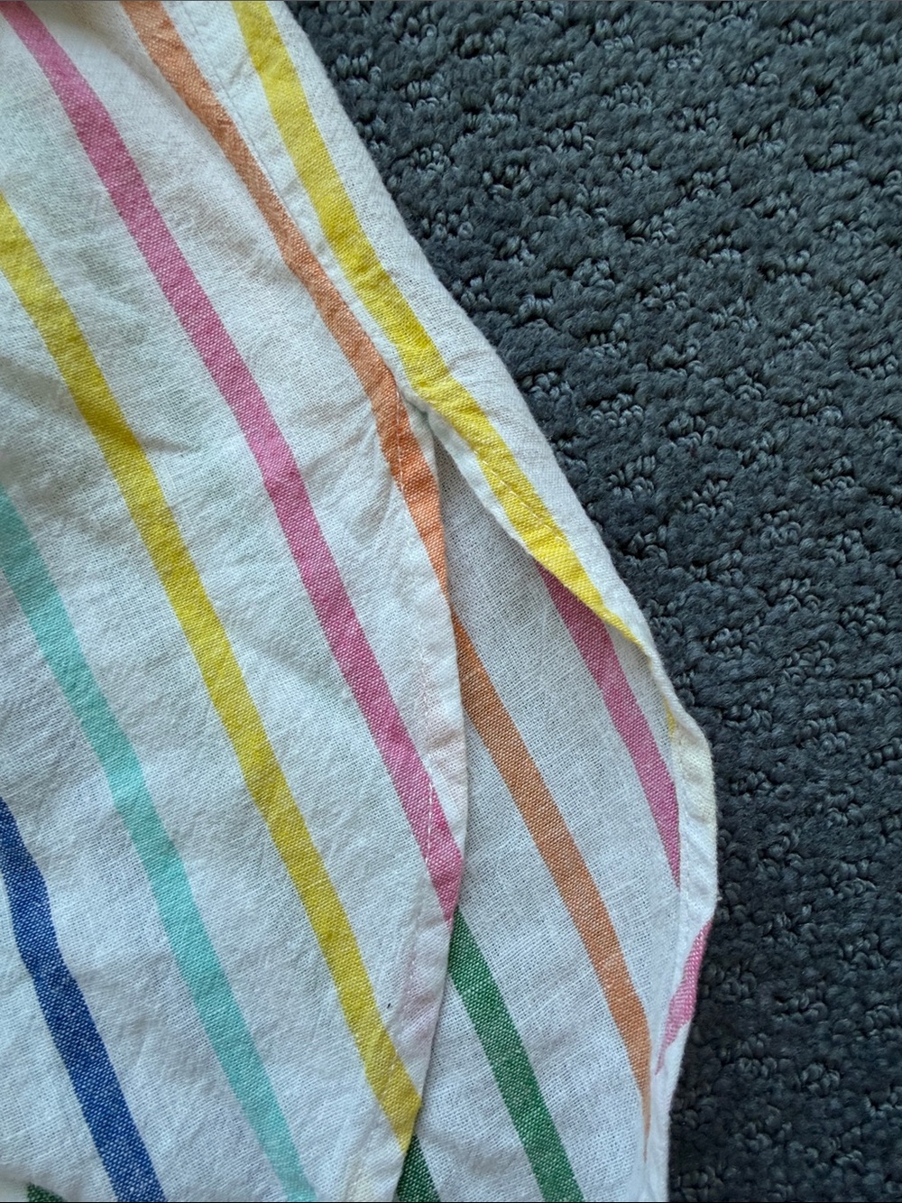 Talbots Multicolor Striped Button-Down Shirt - Picture 4 of 5